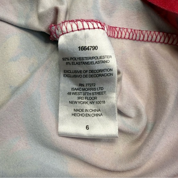 Tommy Bahama Girls Floral Dress Pink Size 6 - Picture 10 of 11